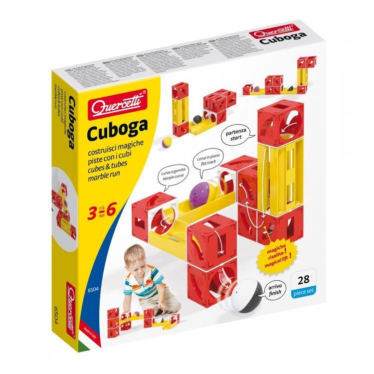 6504 Quercetti Cuboga cubes & tubes marble run (new)