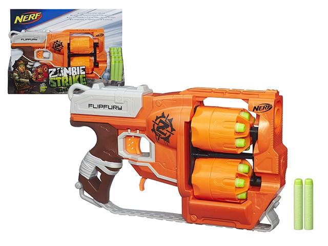 Sell A9603 NERF ZOMBIE STRIKE FLIPFURY BLASTER - 1