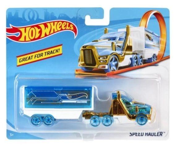 BFM71 / BFM60 Hot Wheels Track Stars Semi & Trailer - Speed Hauler - can deliver - 1