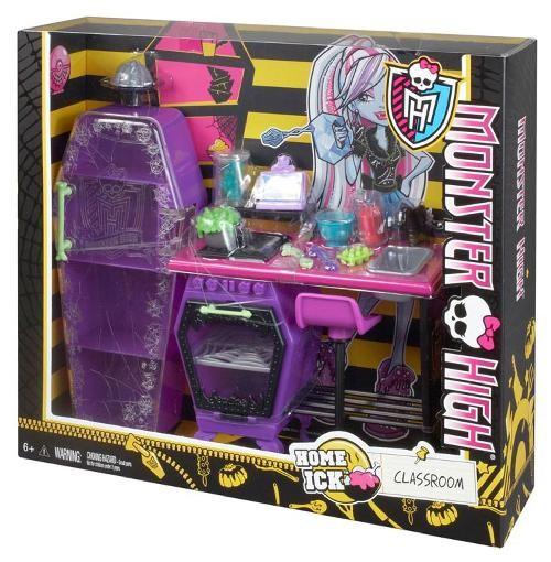  BDD81 / BDD82 Monster High Home Ick Classroom Doll Accessory Playset - 1