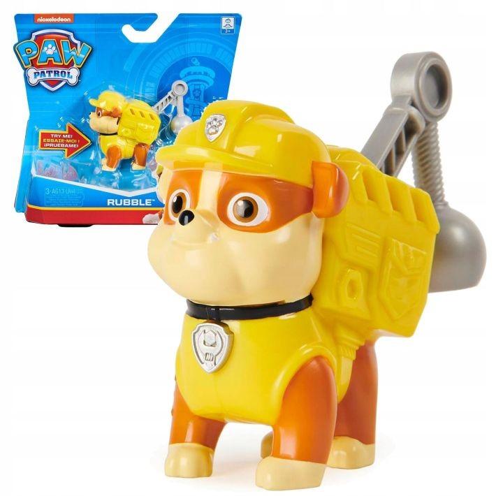 6022626 Spin Master PAW PATROL RUBBLE Sounds When You Press His Badge