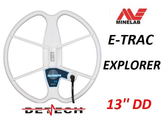 Minelab Spole Explorer , E-TRAC , SAFARI Detech 13 ULTIMATE COIL (Ir Uz Vietas) - can deliver