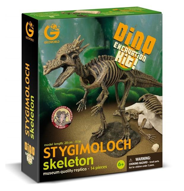 CL171K Geoworld Stygimoloch skeleton Dino Dig Excavation Kit