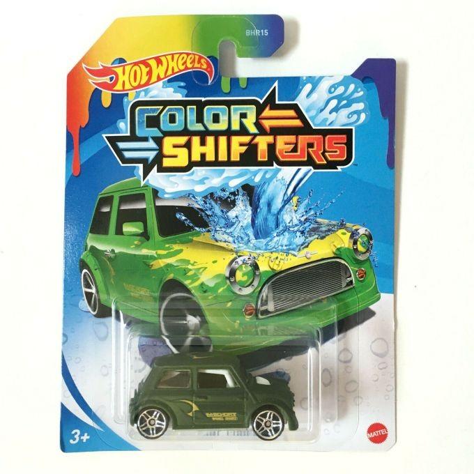 GVL70 / BHR15 Hot Wheels Color Shifters - Mini Cooper Color-Changing Green Yellow Mattel