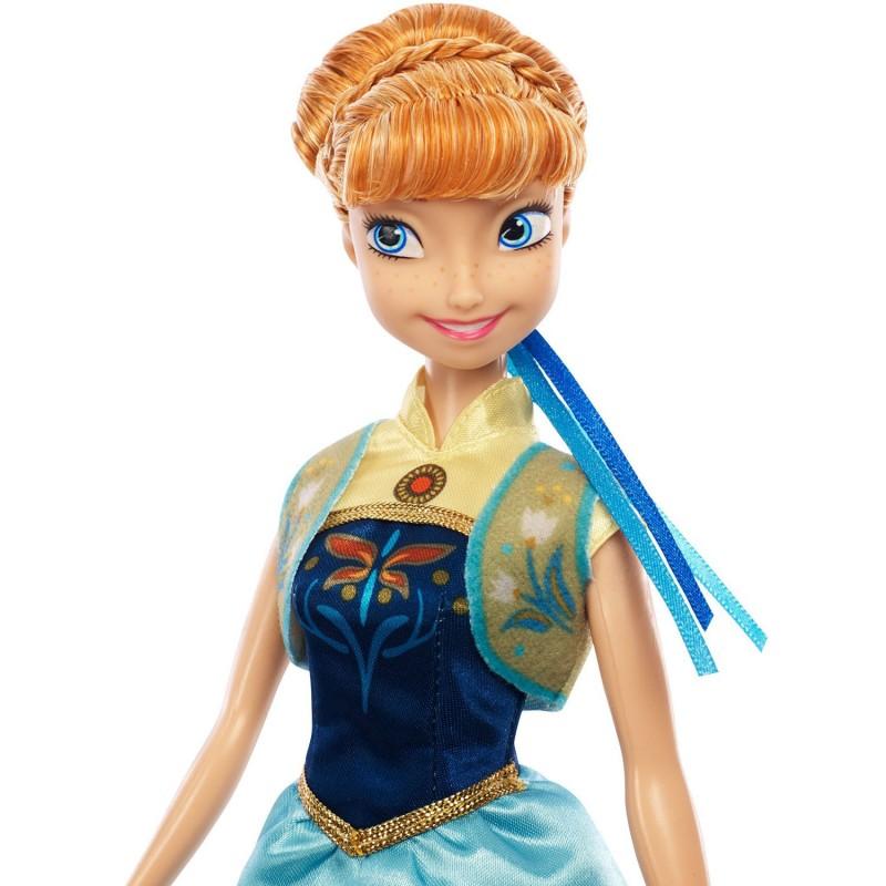 DGF57 / DGF54 Disney Frozen Fever Birthday Party Anna Doll Mattel Genuine - can deliver - 1