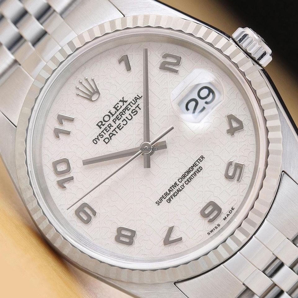 Rolex Datejust 36  This is an authentic Rolex Datejust 16234 no - 1