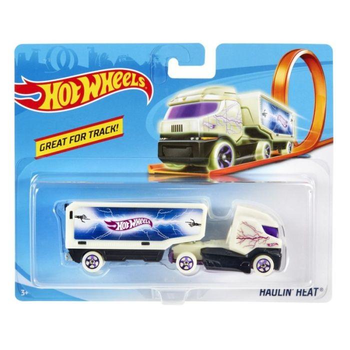 BFM70 / BFM60 Hot Wheels Track Stars Semi & Trailer - Haulin Heat