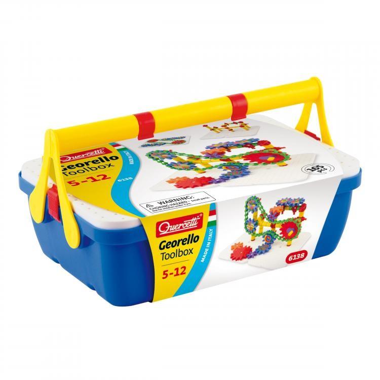 6138 Quercetti Georello Toolbox Storage Box brand new