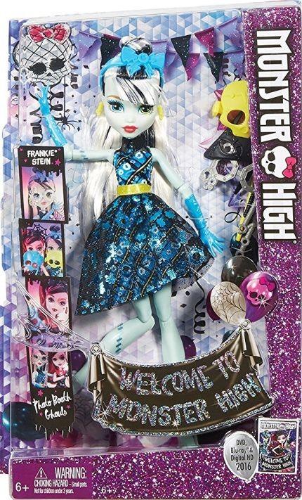 DNX34 / DNX32 Monster High Welcome to Monster High Frankie Stein Doll MATTEL