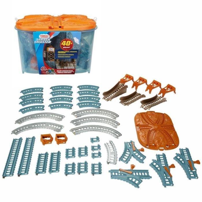 FJL44 Thomas & Friends FKL44 Trackmaster Railway Builder Bucket, Thomas the Tank Engine Toy Railway  - 1