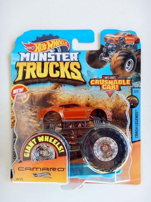 FYJ44 / GJD78 Hot Wheels Monster Trucks 1:64 Scale Die-Cast Assortment with Giant Wheels for sale