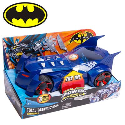 Mattel Batman W7232 Batman Power Attack Total Destruction Batmobile (Ir Uz Vietas)