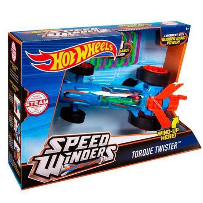 DPB64 / DPB63 Hot Wheels Speed Winders Torque Twister Vehicle BLUE