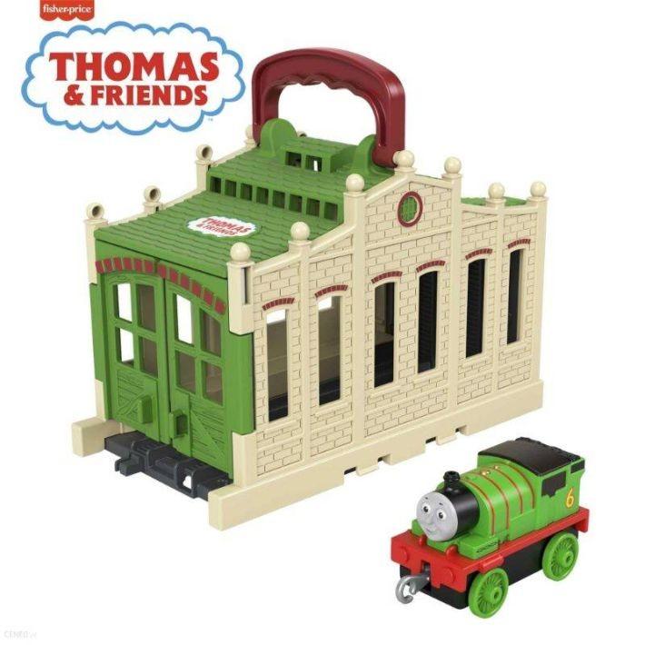 GWX65 / GWX08 Thomas & Friends Push Along Connect and Go Tidmouth Shed Percy - 1