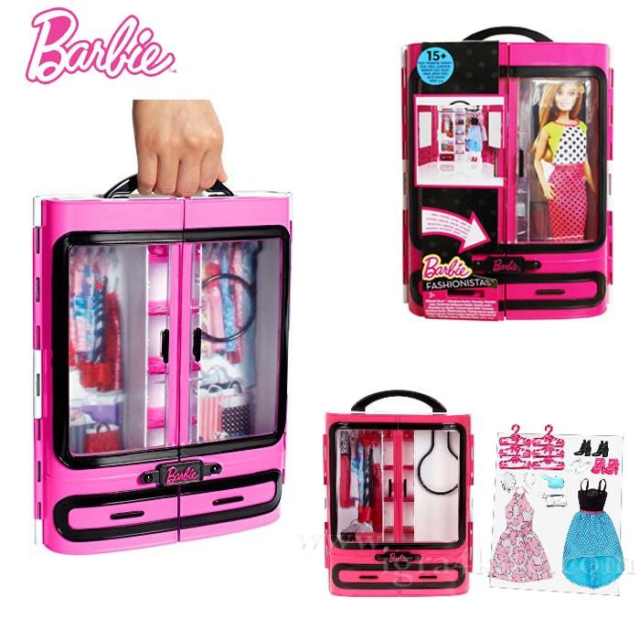 Selling DMT57 / DPP71 Barbie Apģērbu un aksesuāru skapis MATTEL