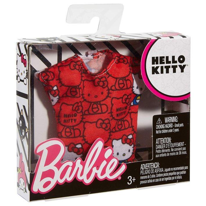 FLP41 / FLP40 Barbie Fashions Hello Kitty Red Top MATTEL - 1