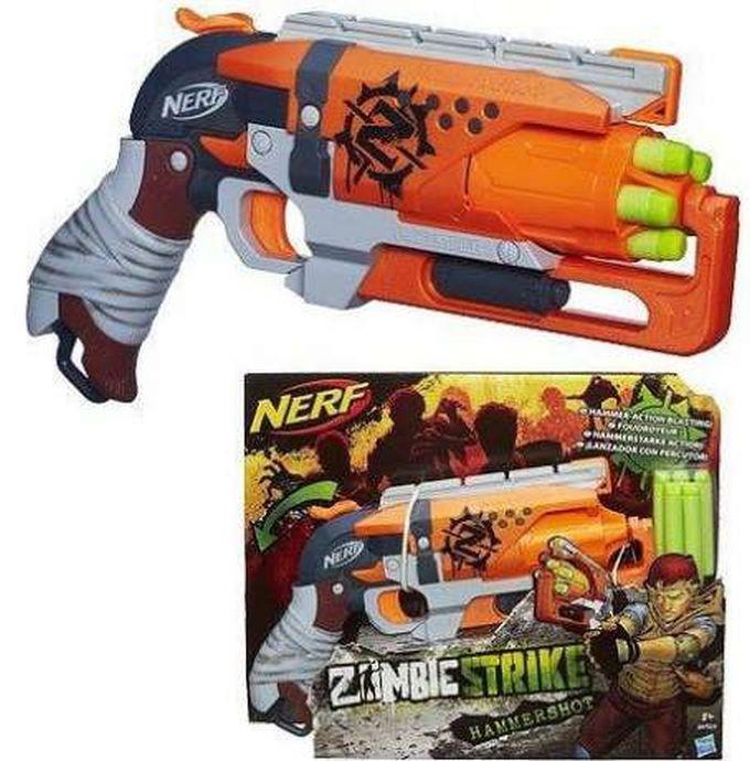 For sale: A4325 HASBRO NERF ZOMBIE STRIKE HAMMERSHOT BLASTER - 1