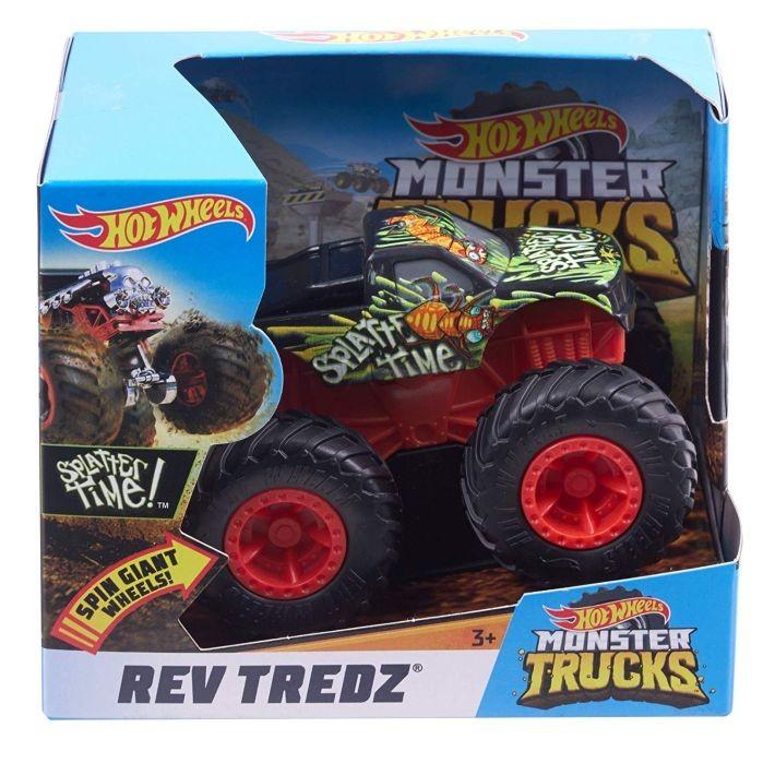 FYJ74/FYJ71 Hot Wheels Monster Trucks Rev Tredz Splatter Time! Vehicle brand new - 1