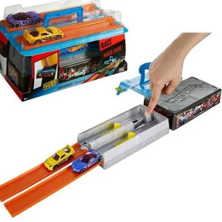 CFC81 Hot Wheels Race Case Track Set MATTE selling - 1