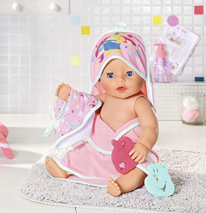 827444 Baby Born Bath Hooded Towel Zapf Creation (new)