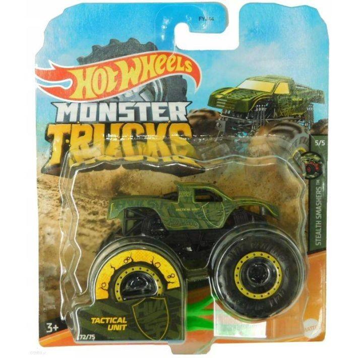 FYJ44 / GJF13 Hot Wheels Monster Trucks 1:64 Scale Die-Cast Assortment with Giant Wheels - 1