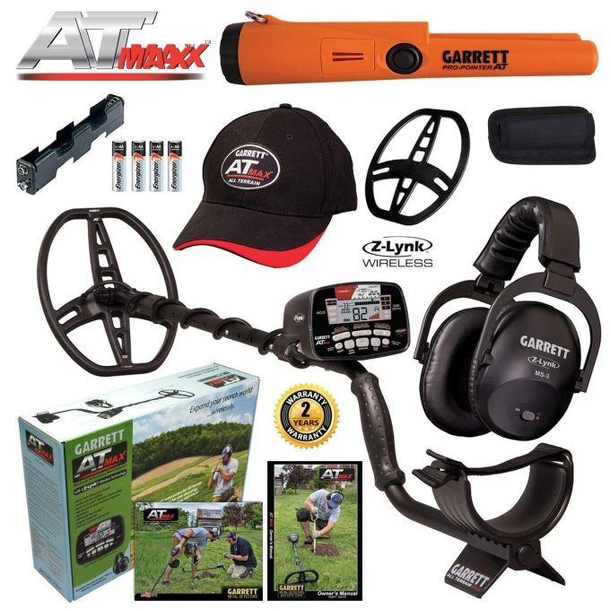For sale: Garrett AT MAX Metal Detector, MS-3 Headphones and Pro-Pointer AT