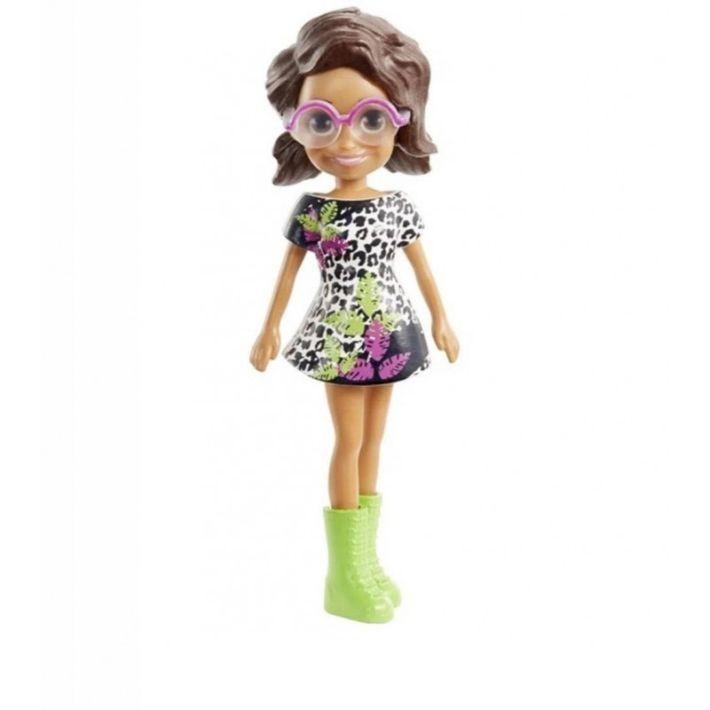 GKL29 / FWY19 Polly Pocket and Friends Figure - Shani with Black n White Dress brand new - 1