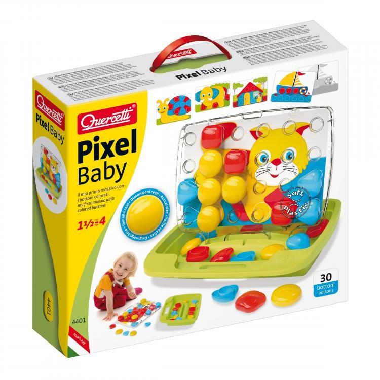 4401 Pixel Baby first toys, xl peg Quercetti - 1