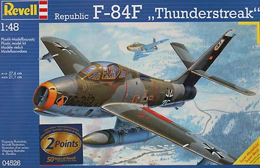 REVELL Model 04526 Republic F-84F Thunderstreak for sale - 1