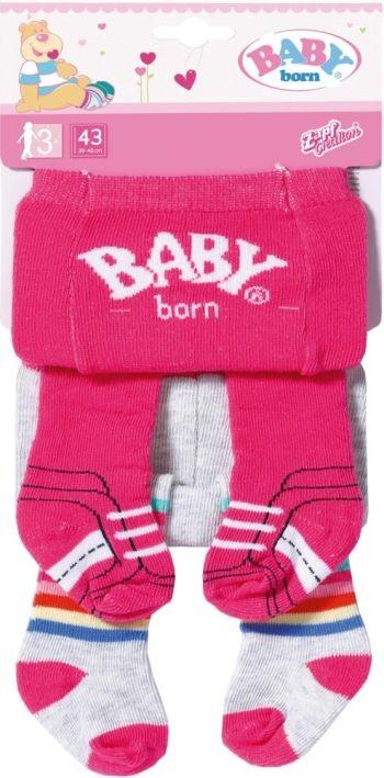 827000 Zapf Creation BABY born Zeķubikses Trend Tights (2 pack) 43cm - 1