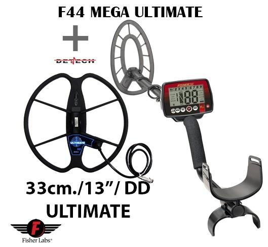 Metāla detektors New 2019 Fisher F44 ūdensizturīgs (underwater) Ultimate 13 DD Divas spoles Me avail