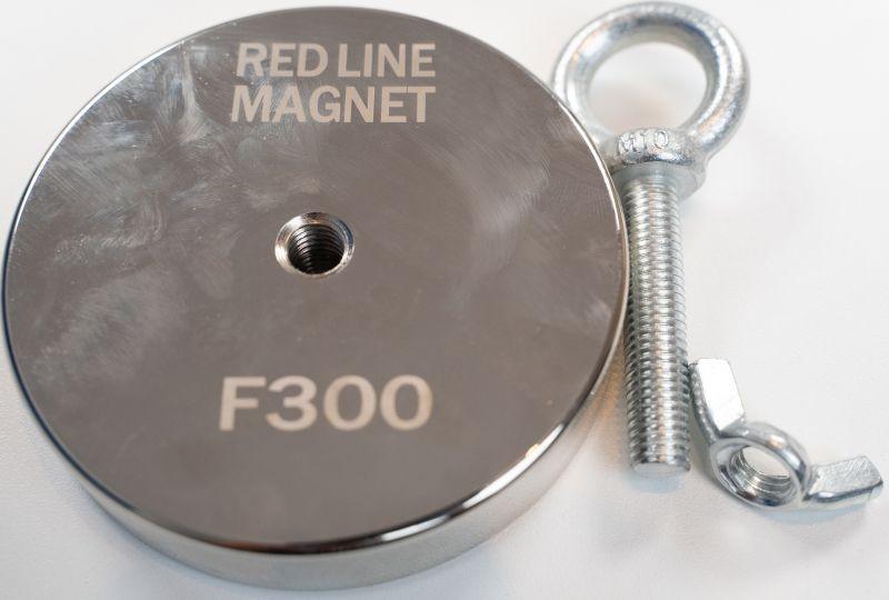 Search neodymium magnet 300kg RED LINE MAGNET F300 with 300kg.-330kg.  available to buy