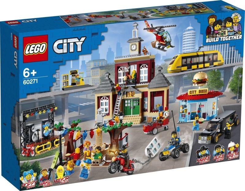 Konstruktors LEGO City Galvenais laukums 60271, 1517 gab. (new)