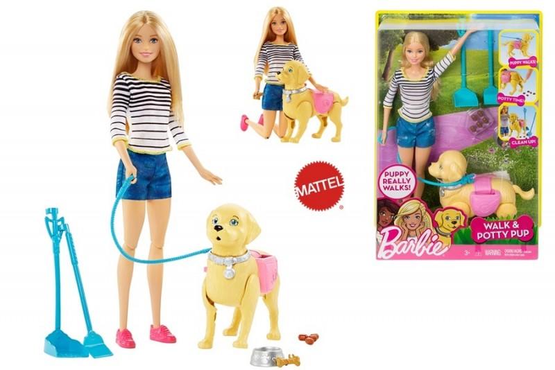 Barbie Lelle Walk and Potty Pup, DWJ68 - 1